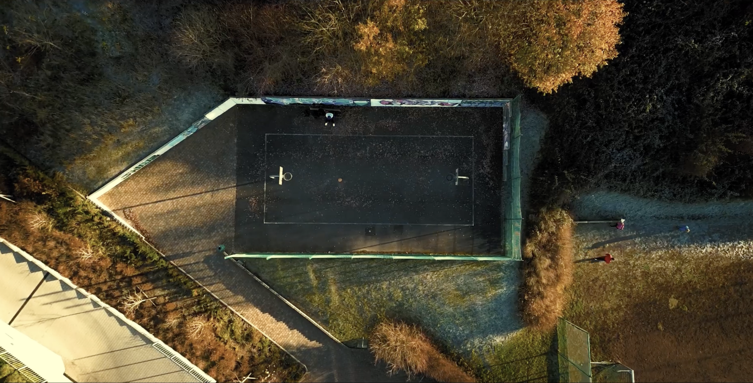 Basketball Drohnenfilm