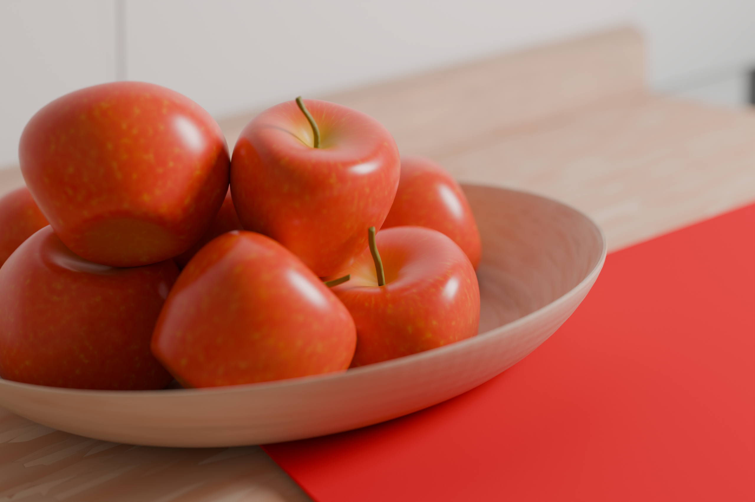 Apples 3D Render