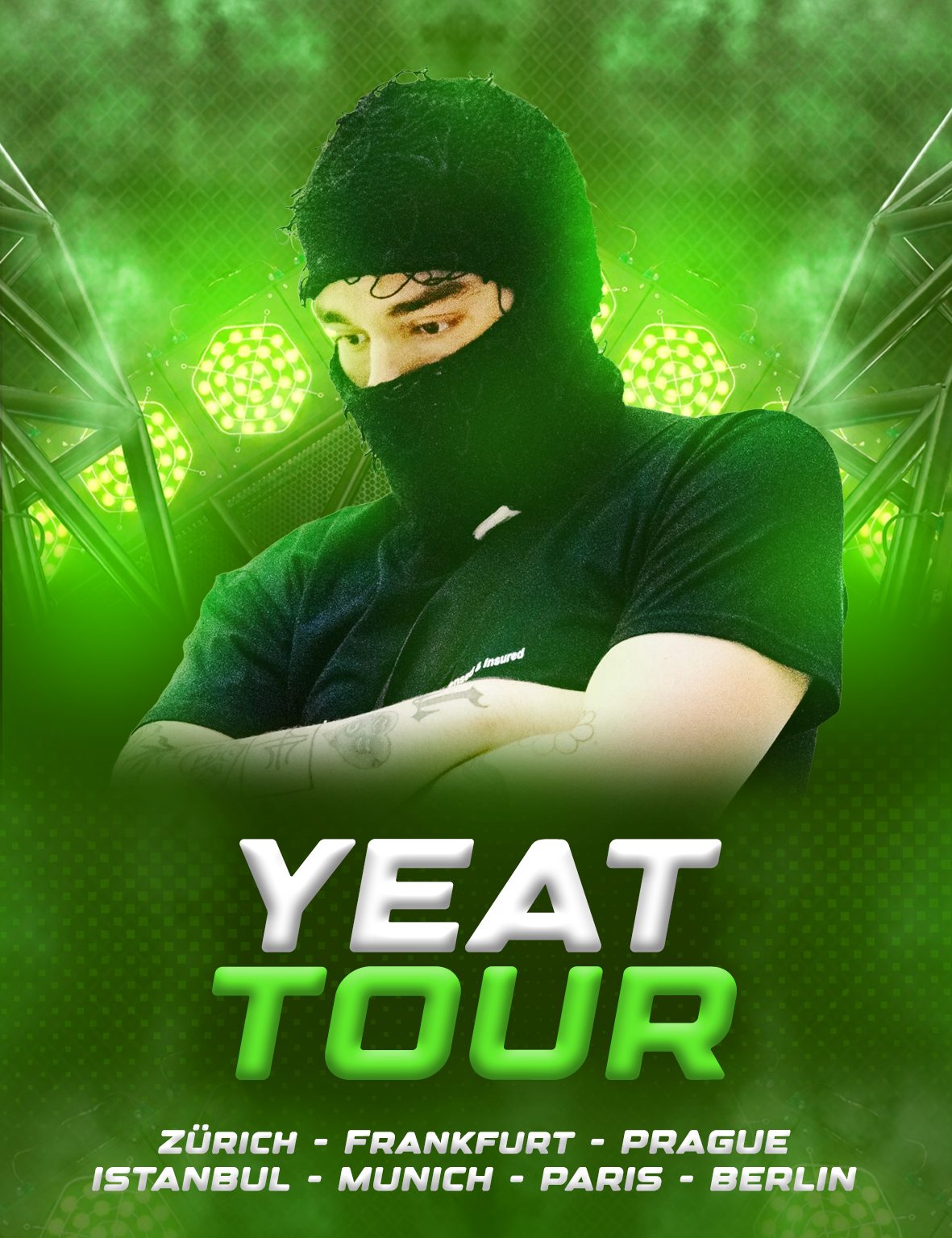 Yeat Tour Poster